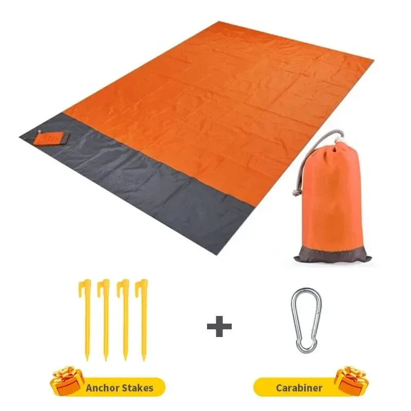 Tapis de plage imperméable anti sable, 200X140cm