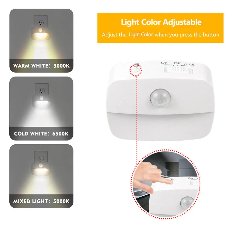 Lampe LED a détecteur de mouvements 220v
