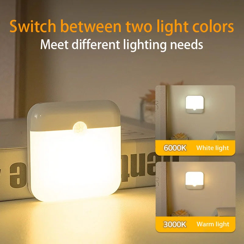 Lampe LED a détecteur de mouvement rechargeable