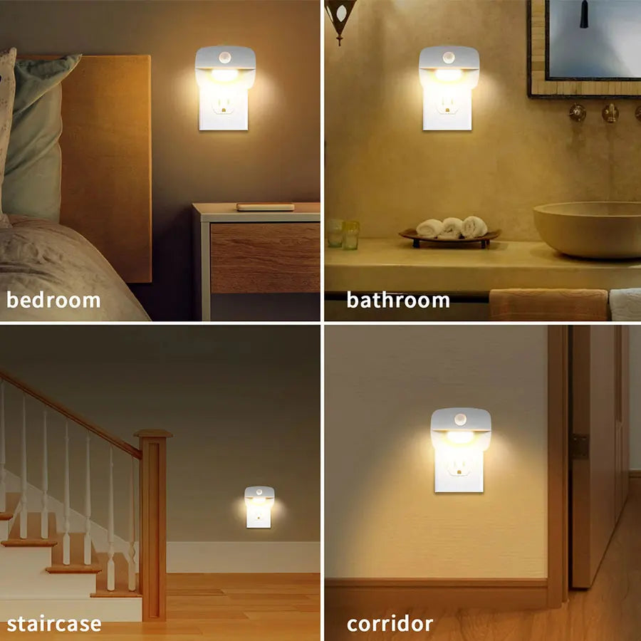 Lampe LED a détecteur de mouvements 220v