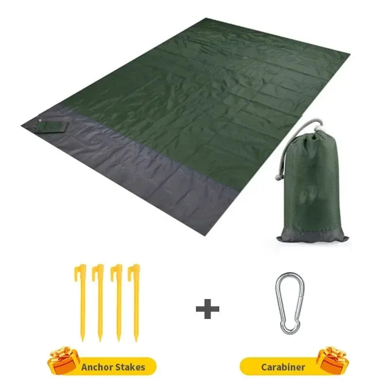 Tapis de plage imperméable anti sable, 200X140cm