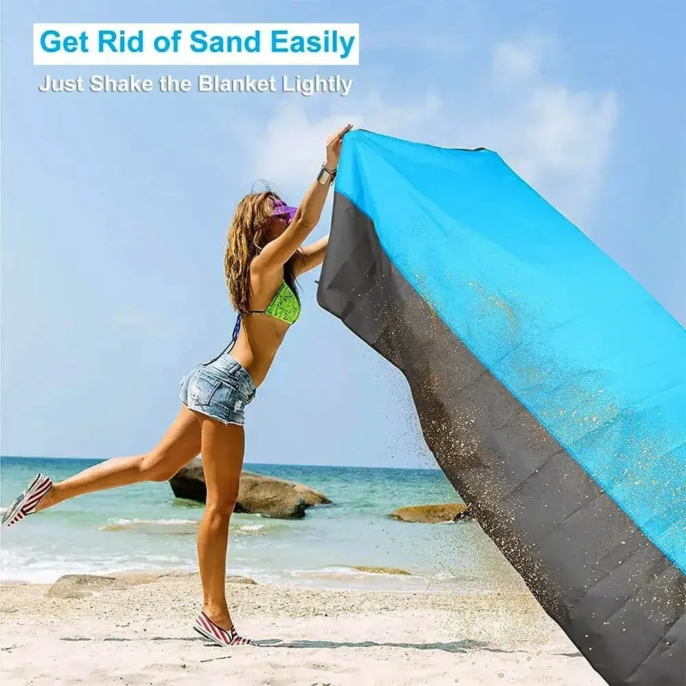 Tapis de plage imperméable anti sable, 200X140cm