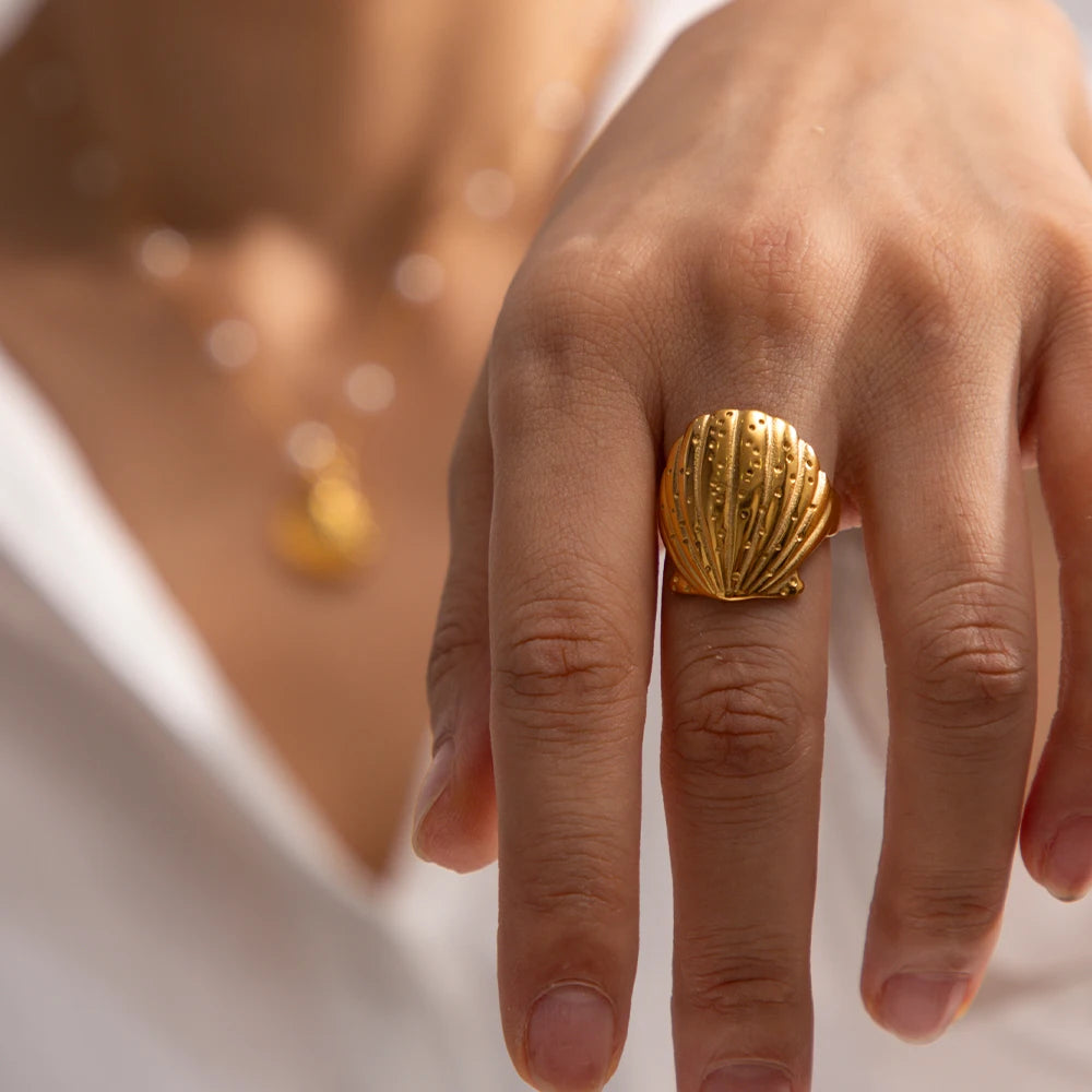 Bague coquillage