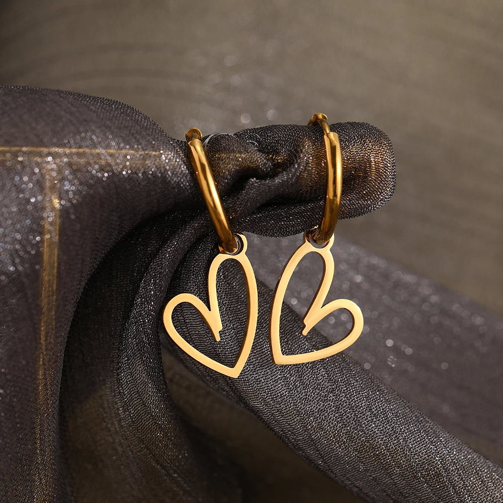 Boucles d'oreilles Heart