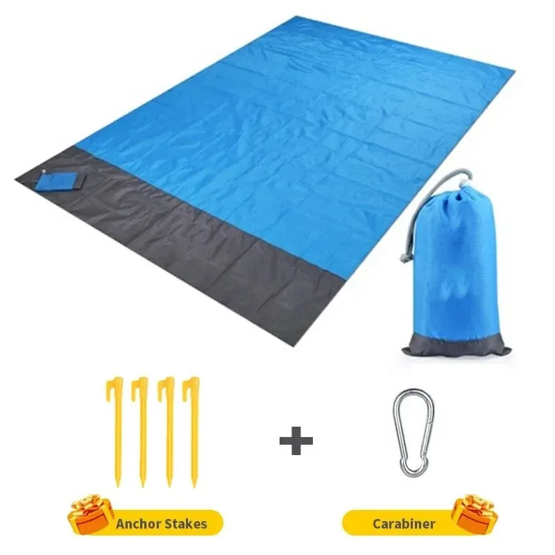 Tapis de plage imperméable anti sable, 200X140cm