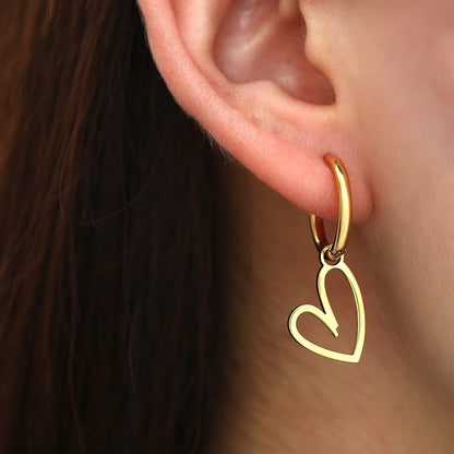 Boucles d'oreilles Heart