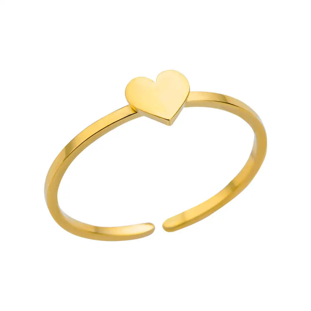 Bagues Géométriques Ouvertes Larges en Acier Inoxydable pour Femme, Bijoux Minimalistes, Bague de Mariage Ajustable, pour Documents Dorés