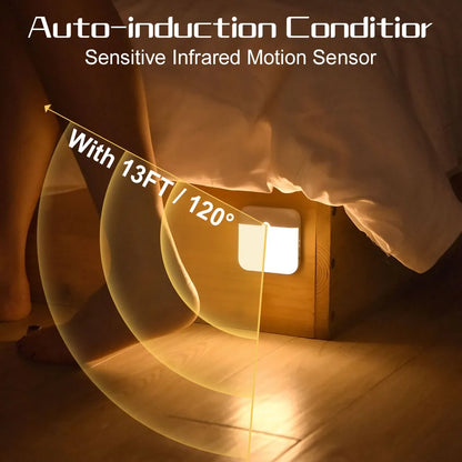 Lampe LED a détecteur de mouvement rechargeable