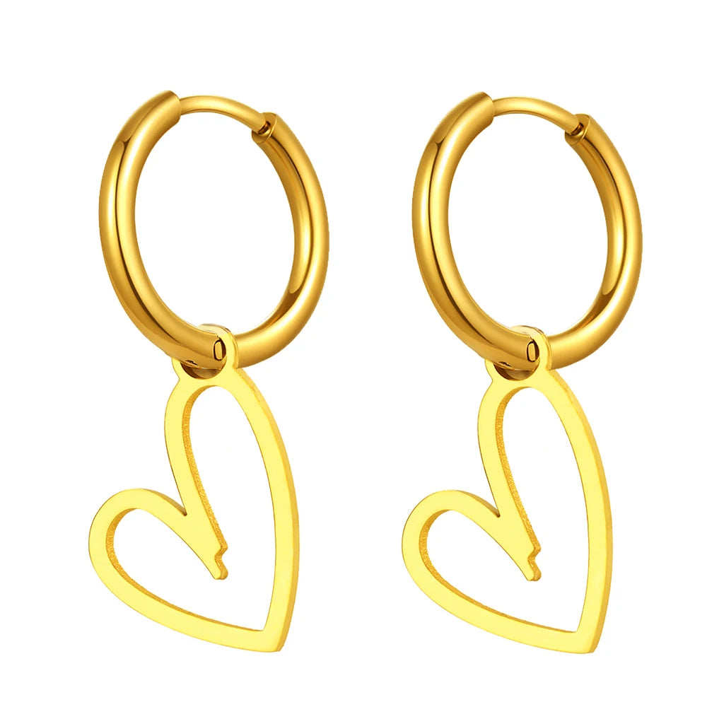 Boucles d'oreilles Heart