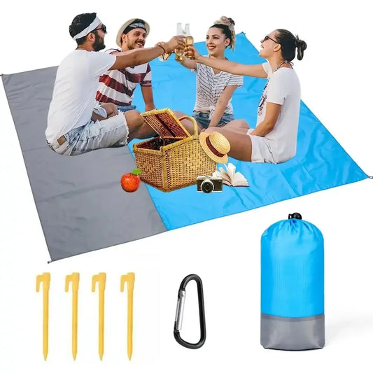 Tapis de plage imperméable anti sable, 200X140cm